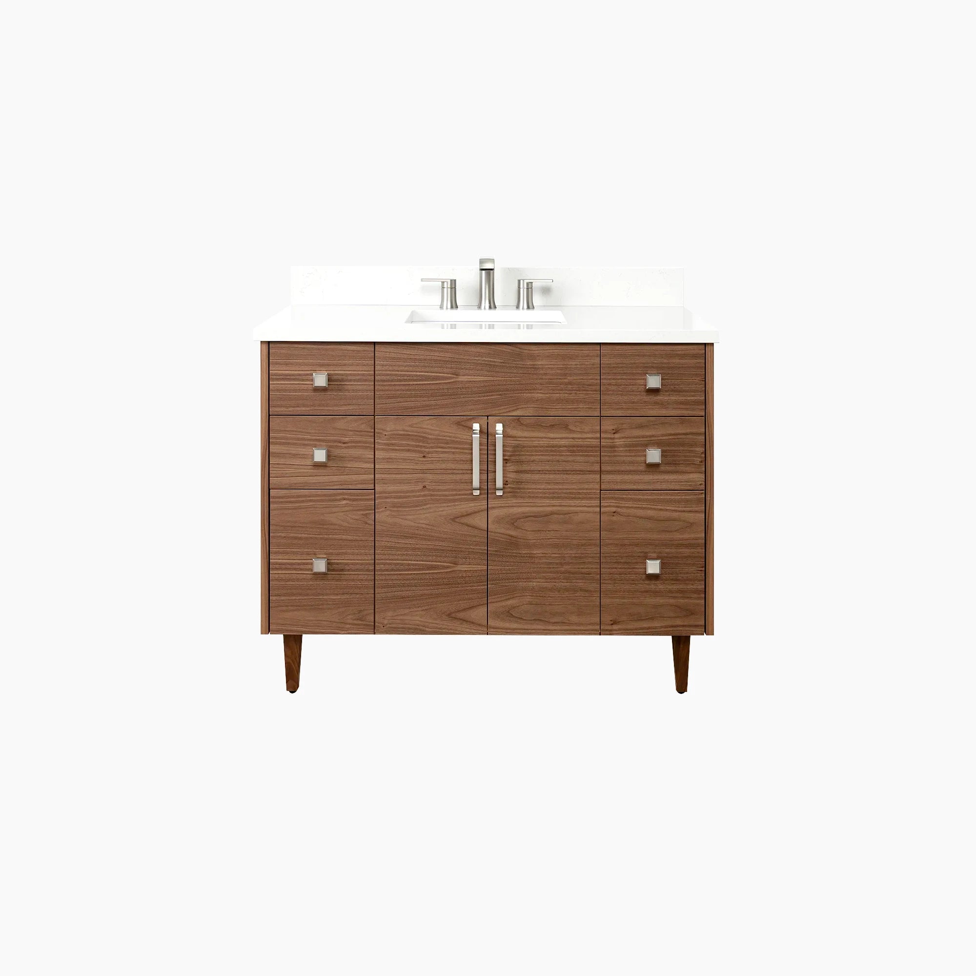 42 Inch Bathroom Vanities | Single Sink Styles in Solid Wood