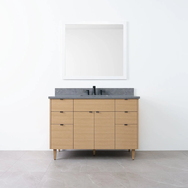 Austin 48" Natural White Oak Bathroom Vanity - Teodor Vanities United States