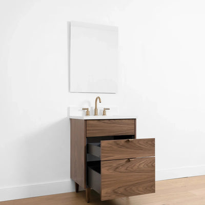 Austin SLIM 24" American Black Walnut Bathroom Vanity