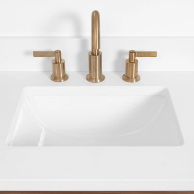 Austin SLIM 60" American Black Walnut Bathroom Vanity, Double Sink - Teodor Vanities United States
