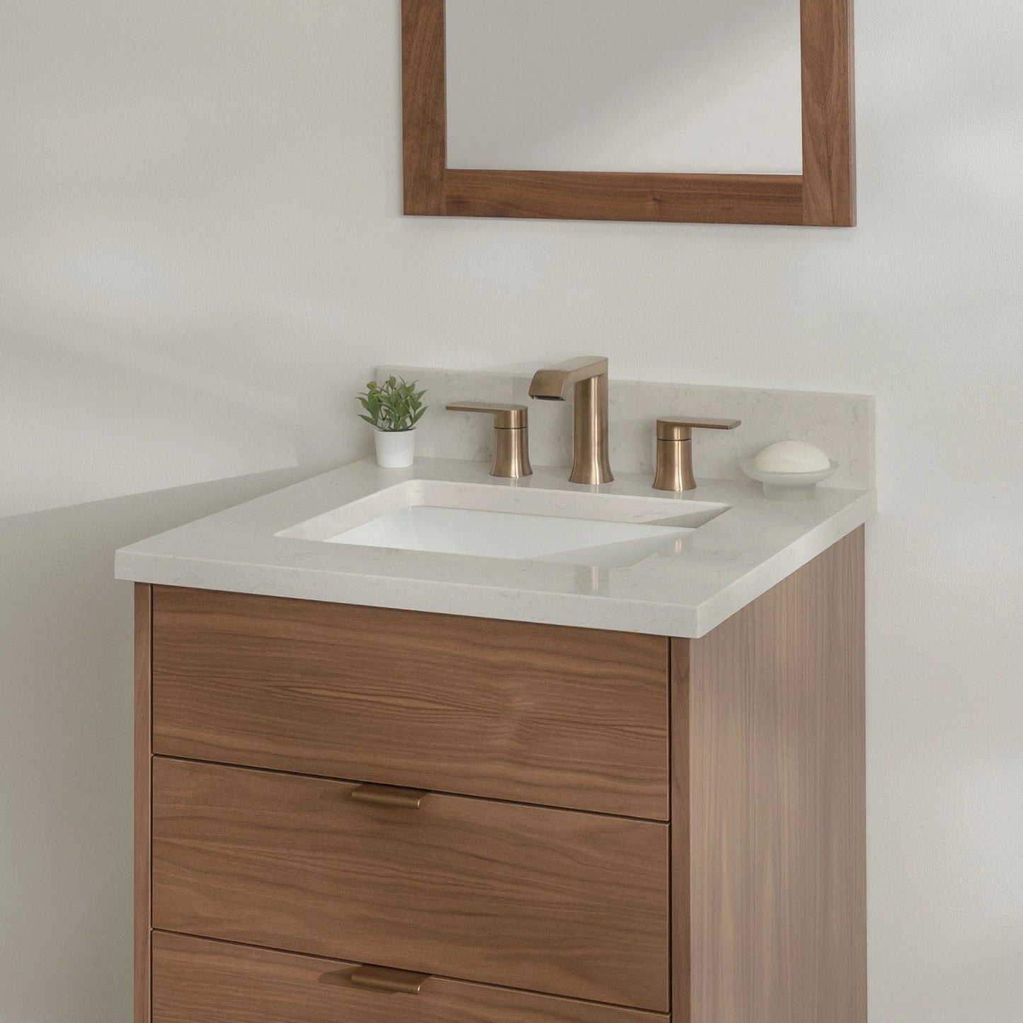 
                  
                    Austin Stainless SLIM 24" American Black Walnut Bathroom Vanity - All Drawers Teodor Bathroom Vanity United States
                  
                