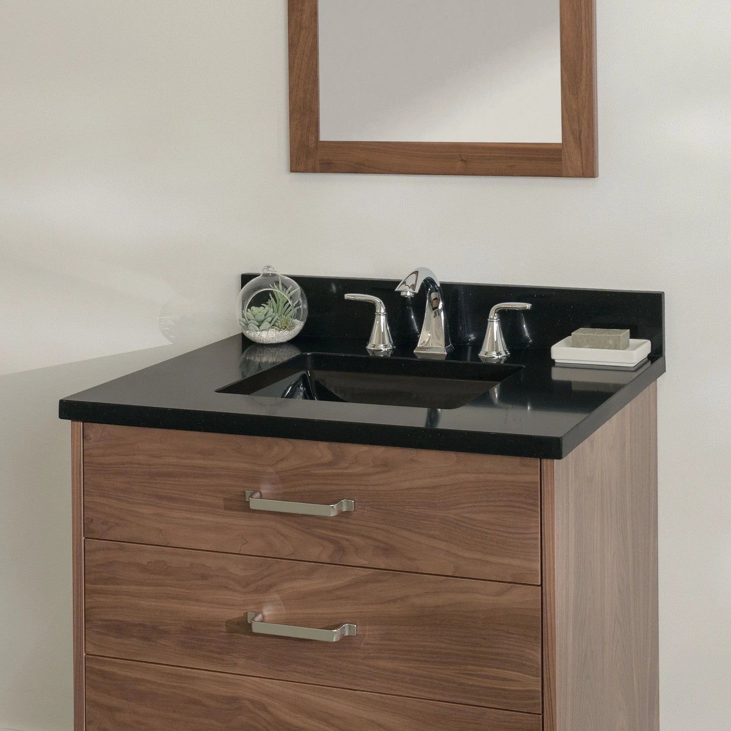 
                  
                    Austin Stainless SLIM 30" American Black Walnut Bathroom Vanity - All Drawers Teodor Bathroom Vanity United States
                  
                