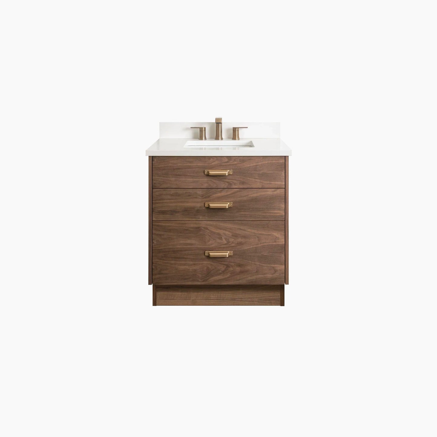 
                  
                    Austin Stainless SLIM 30" American Black Walnut Bathroom Vanity - All Drawers Teodor Bathroom Vanity United States
                  
                