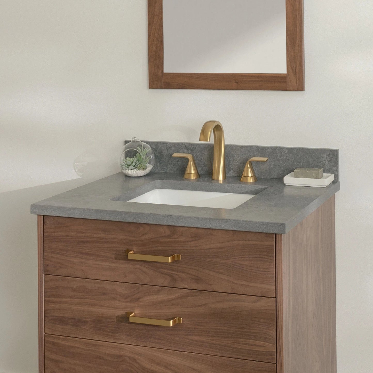 
                  
                    Austin Stainless SLIM 30" American Black Walnut Bathroom Vanity - All Drawers Teodor Bathroom Vanity United States
                  
                