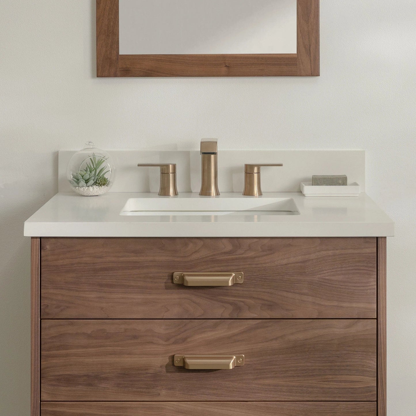 
                  
                    Austin Stainless SLIM 30" American Black Walnut Bathroom Vanity - All Drawers Teodor Bathroom Vanity United States
                  
                