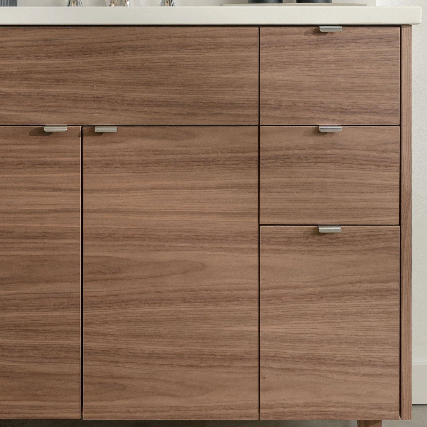 
                  
                    Austin Stainless SLIM 36" American Black Walnut Bathroom Vanity, Left Sink Teodor Bathroom Vanity United States
                  
                