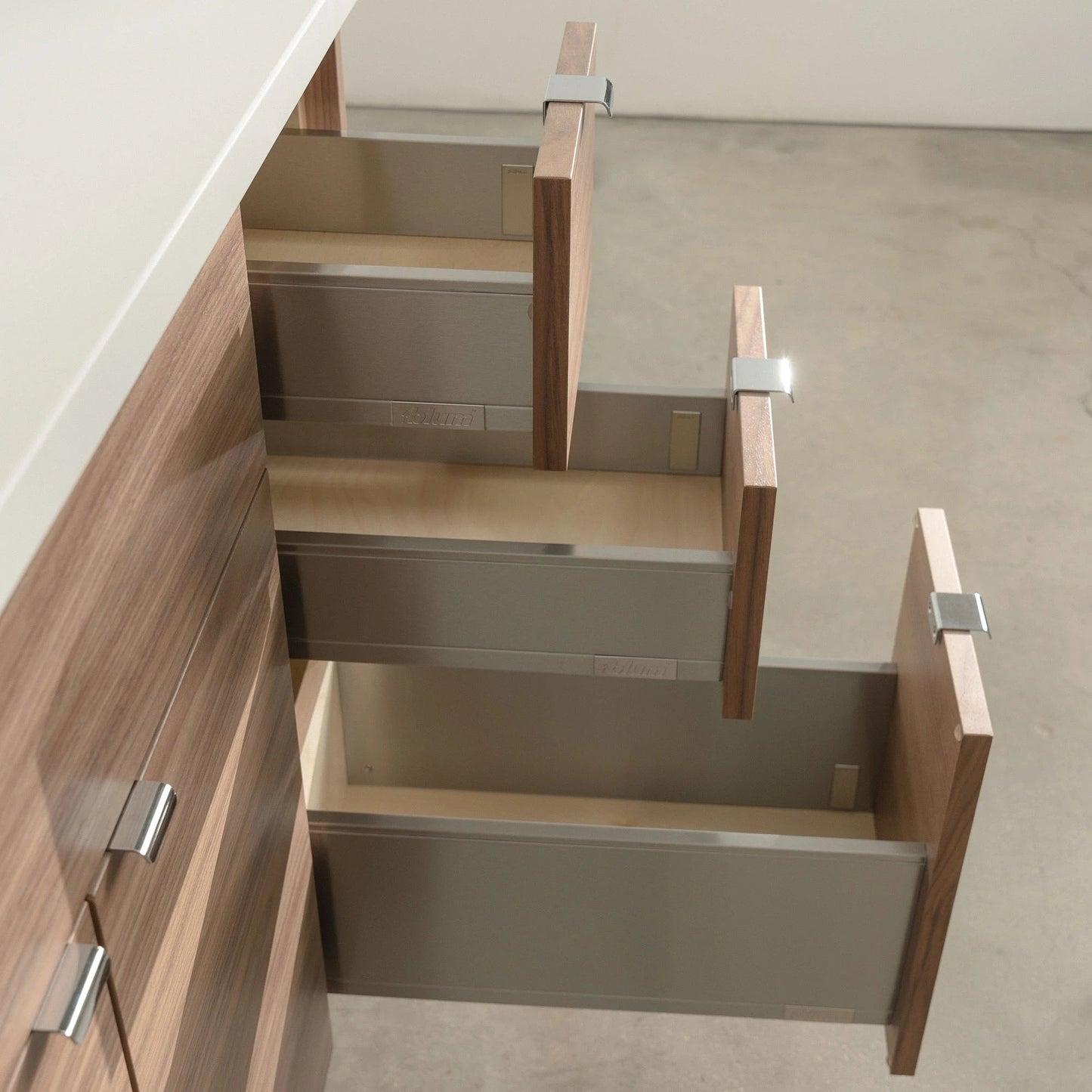 
                  
                    Austin Stainless SLIM 36" American Black Walnut Bathroom Vanity, Left Sink Teodor Bathroom Vanity United States
                  
                