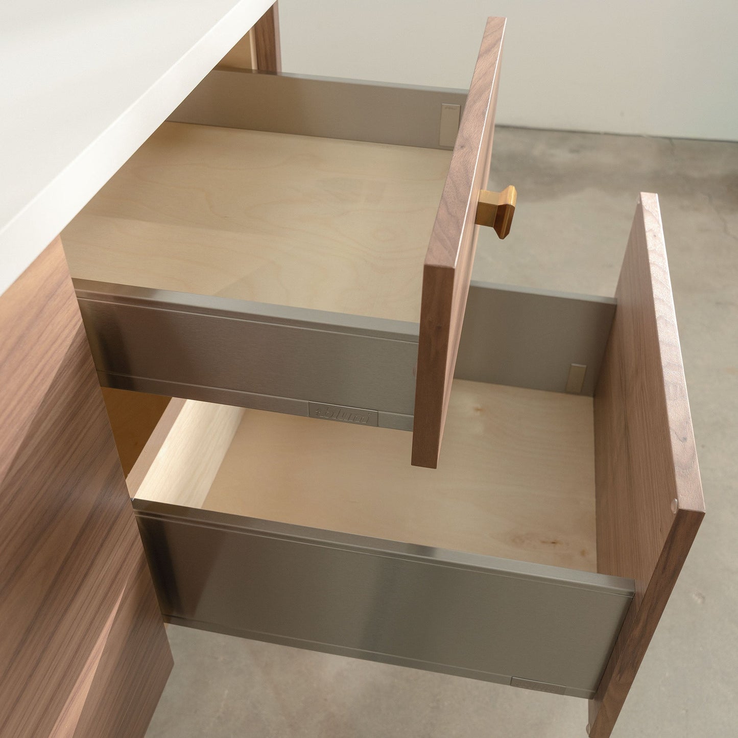 
                  
                    Austin Stainless SLIM 60" Wall Mount American Black Walnut Bathroom Vanity Teodor Bathroom Vanity United States
                  
                