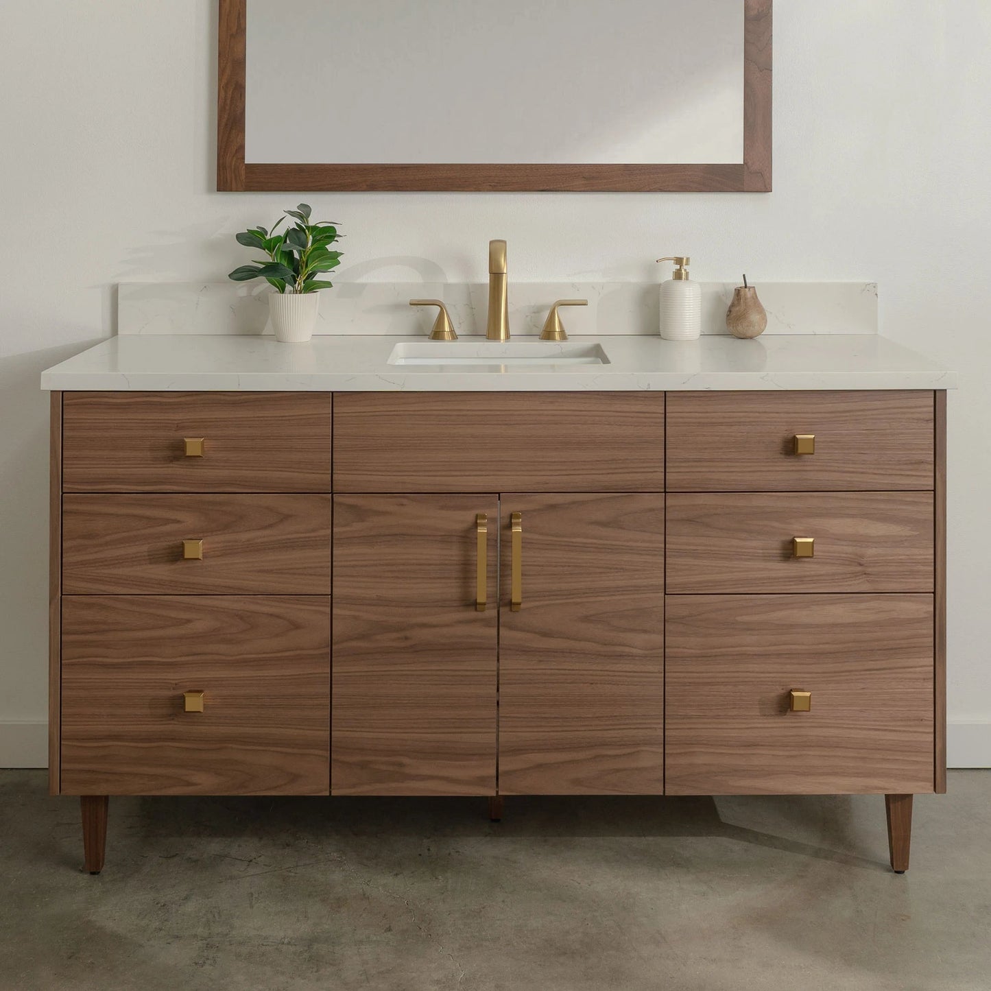 
                  
                    Austin Stainless SLIM 60" American Black Walnut Bathroom Vanity Teodor Bathroom Vanity United States
                  
                