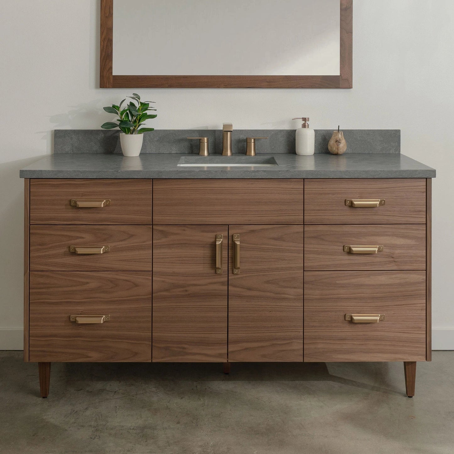 
                  
                    Austin Stainless SLIM 60" American Black Walnut Bathroom Vanity Teodor Bathroom Vanity United States
                  
                