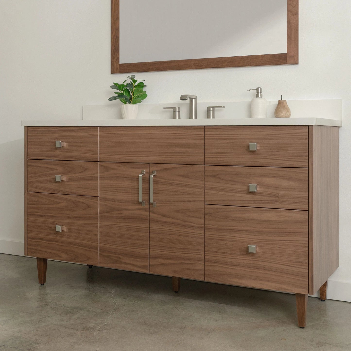 
                  
                    Austin Stainless SLIM 60" American Black Walnut Bathroom Vanity Teodor Bathroom Vanity United States
                  
                