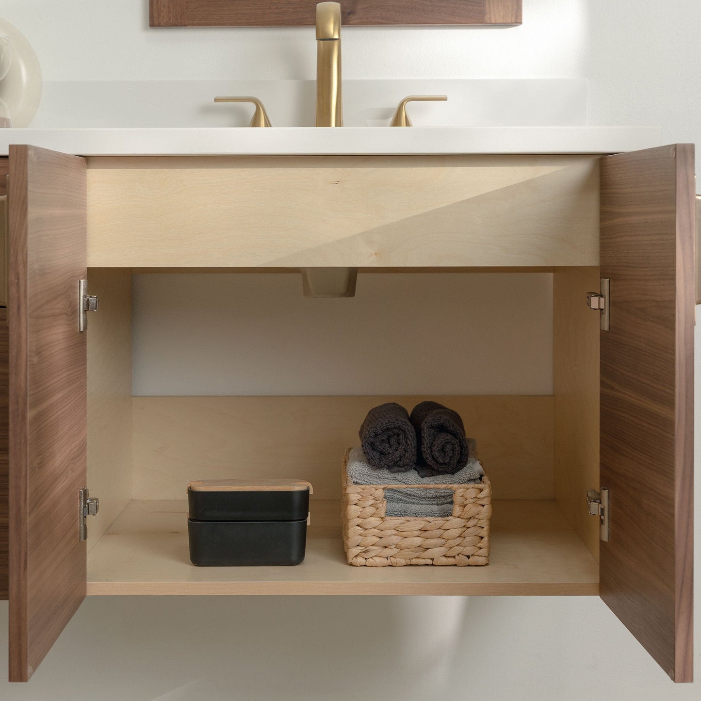 
                  
                    Austin Stainless SLIM 72" Wall Mount American Black Walnut Bathroom Vanity, Double Sink Teodor Bathroom Vanity United States
                  
                