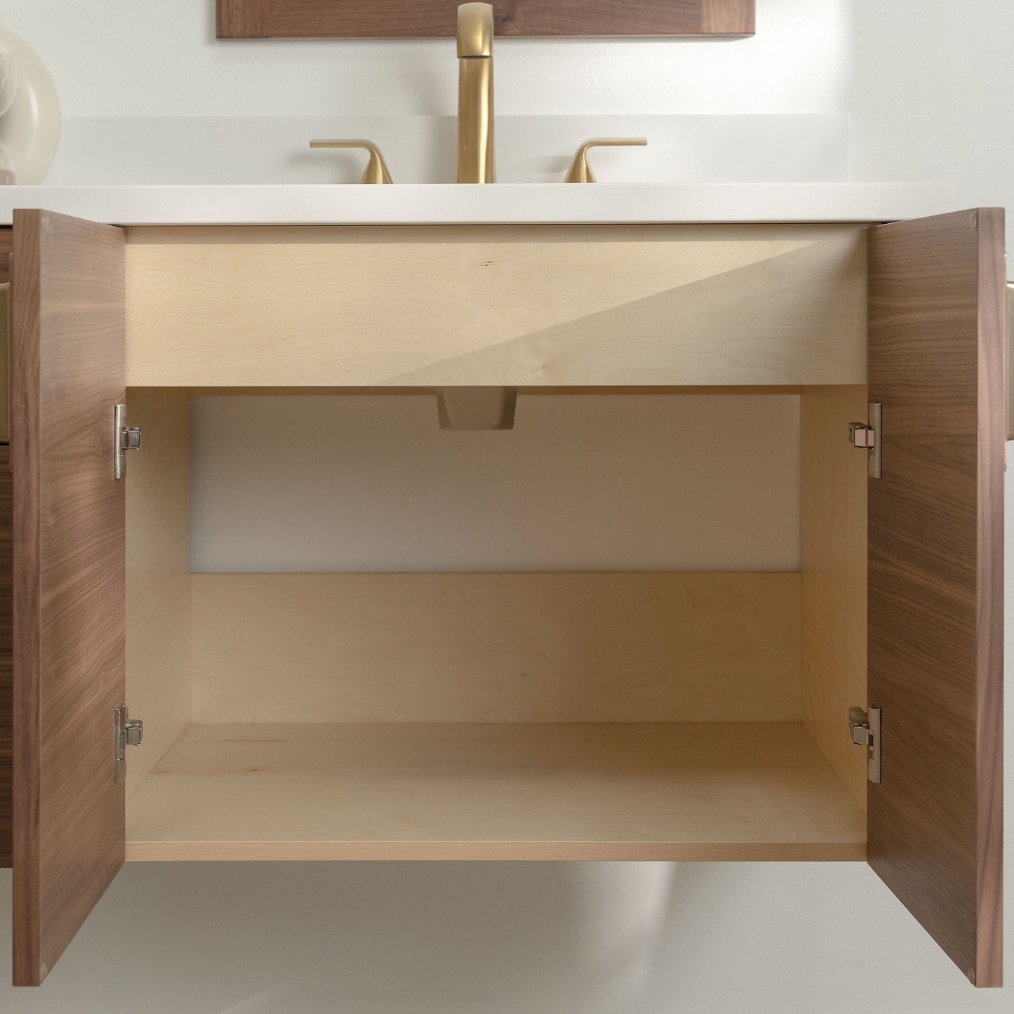 
                  
                    Austin Stainless SLIM 72" Wall Mount American Black Walnut Bathroom Vanity, Double Sink Teodor Bathroom Vanity United States
                  
                