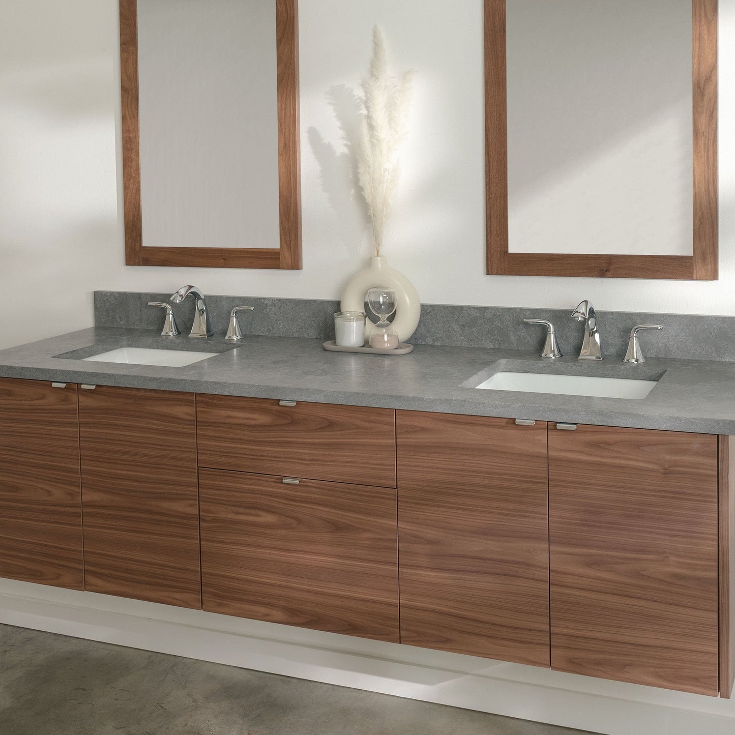
                  
                    Austin Stainless SLIM 72" Wall Mount American Black Walnut Bathroom Vanity, Double Sink Teodor Bathroom Vanity United States
                  
                
