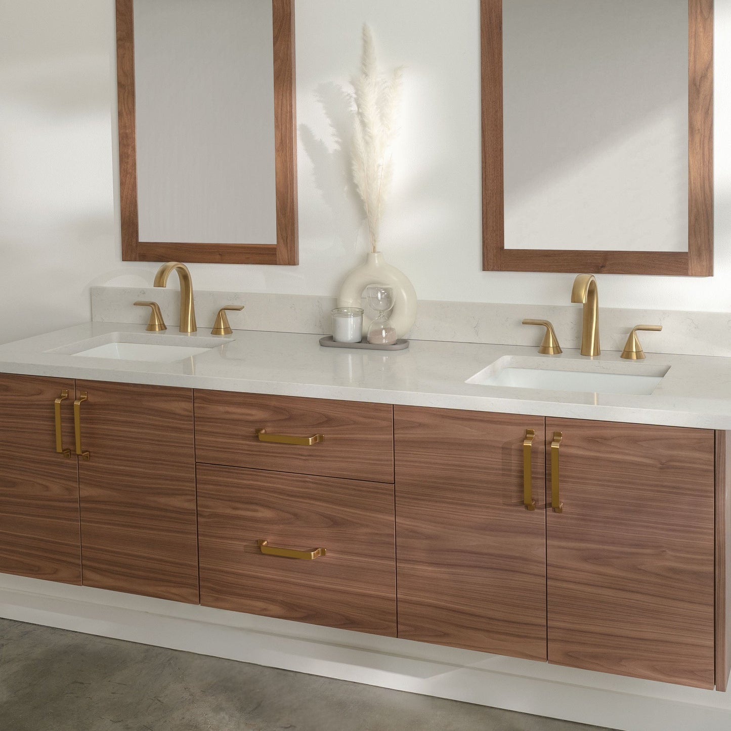 
                  
                    Austin Stainless SLIM 72" Wall Mount American Black Walnut Bathroom Vanity, Double Sink Teodor Bathroom Vanity United States
                  
                
