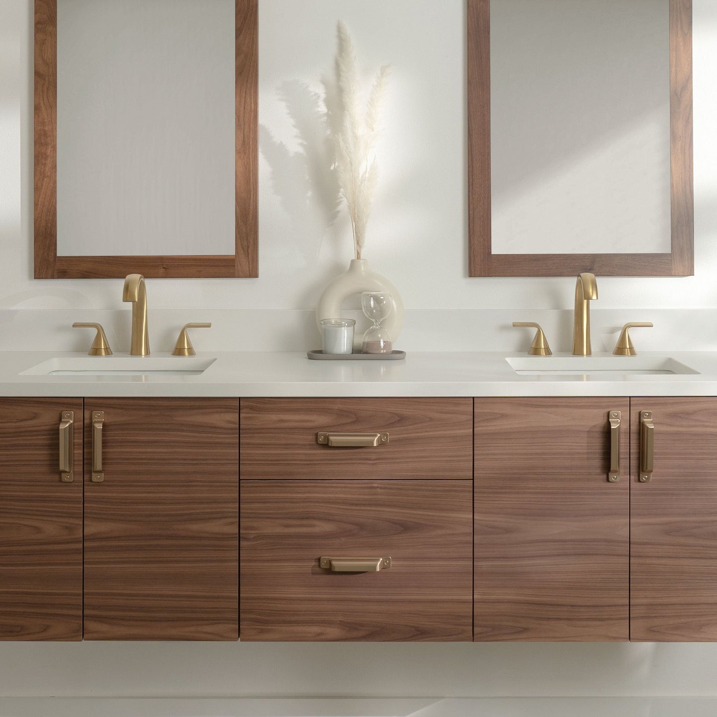 
                  
                    Austin Stainless SLIM 72" Wall Mount American Black Walnut Bathroom Vanity, Double Sink Teodor Bathroom Vanity United States
                  
                