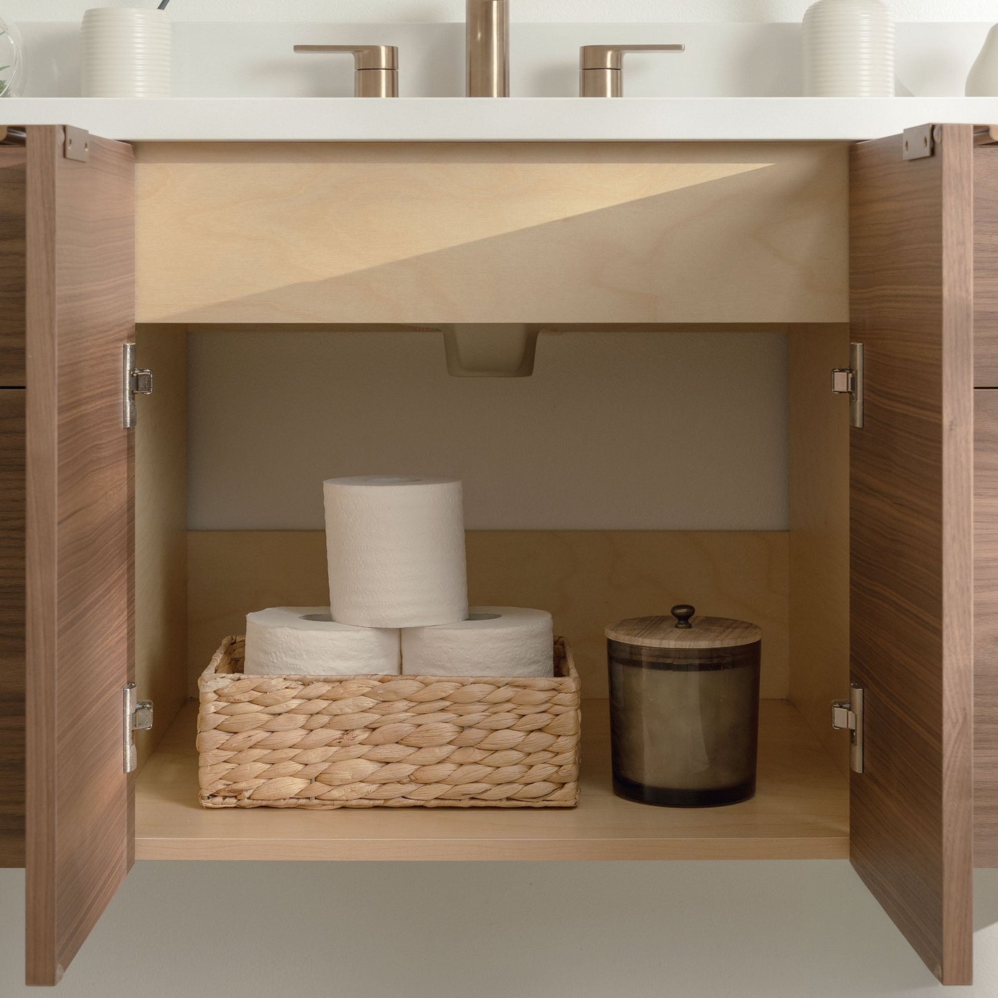 
                  
                    Austin Stainless SLIM 72" Wall Mount American Black Walnut Bathroom Vanity Teodor Bathroom Vanity United States
                  
                