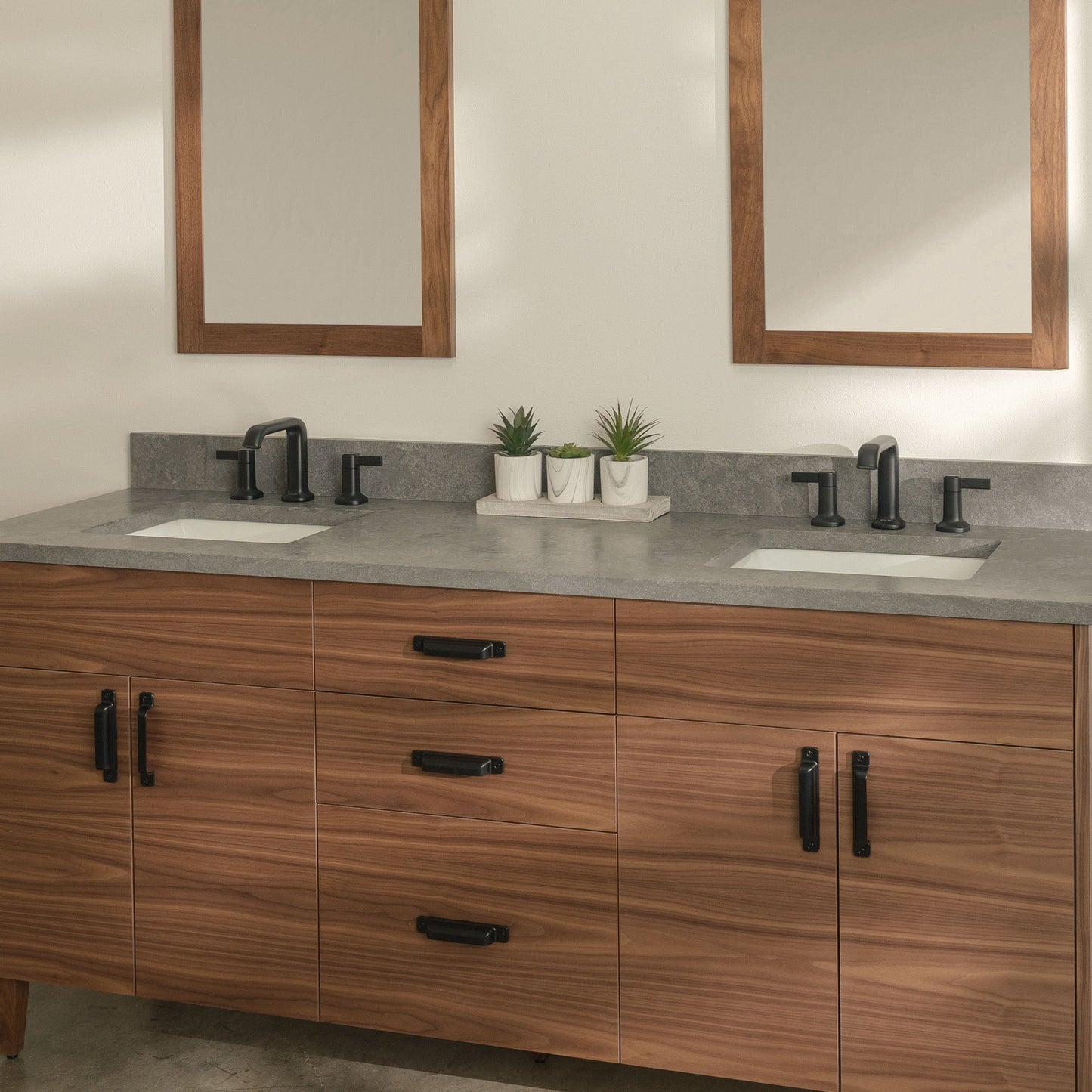 
                  
                    Austin Stainless SLIM 72" American Black Walnut Bathroom Vanity, Double Sink Teodor Bathroom Vanity United States
                  
                