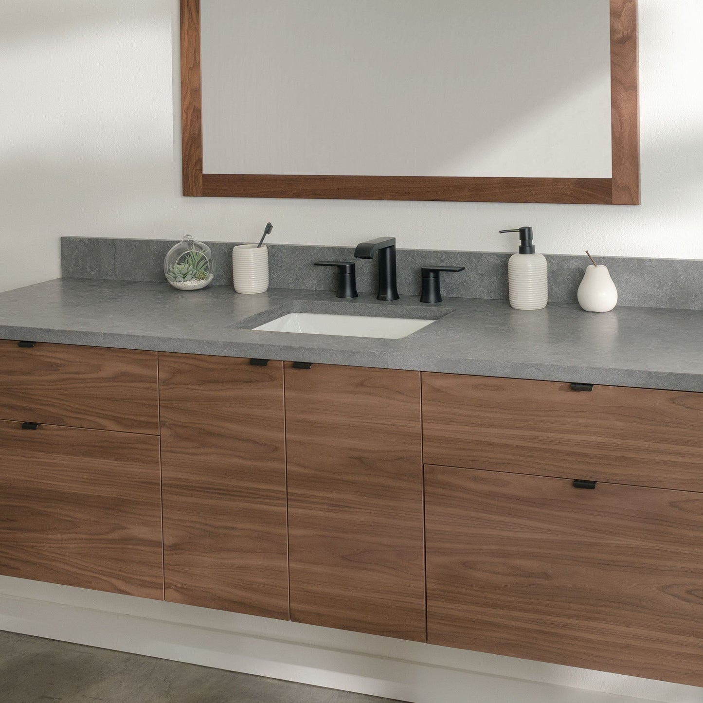 
                  
                    Austin Stainless SLIM 72" Wall Mount American Black Walnut Bathroom Vanity Teodor Bathroom Vanity United States
                  
                