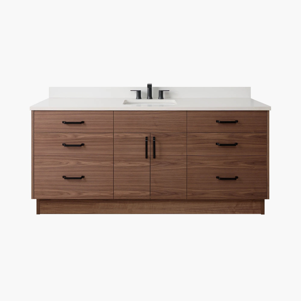 
                  
                    Austin Stainless SLIM 72" American Black Walnut Bathroom Vanity Teodor Bathroom Vanity United States
                  
                
