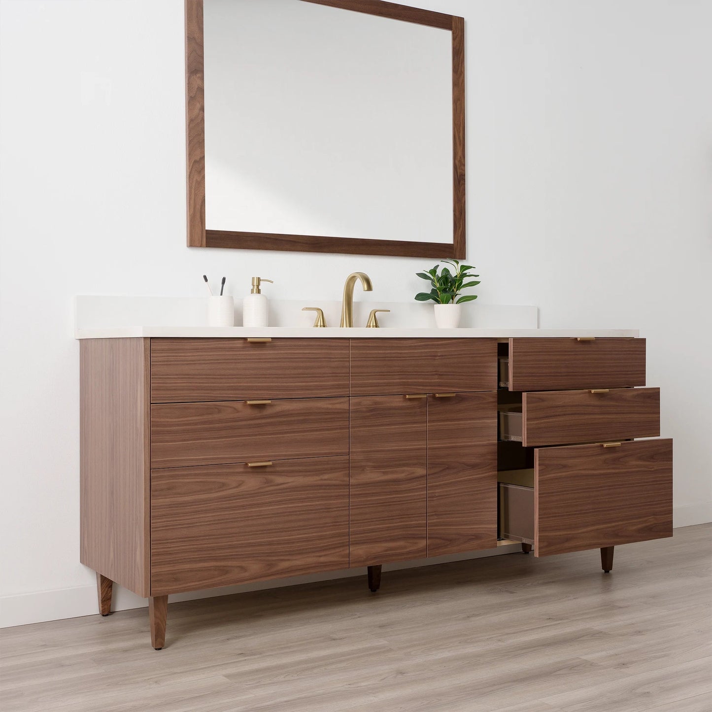 
                  
                    Austin Stainless SLIM 72" American Black Walnut Bathroom Vanity Teodor Bathroom Vanity United States
                  
                