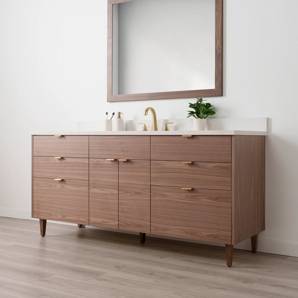 
                  
                    Austin Stainless SLIM 72" American Black Walnut Bathroom Vanity Teodor Bathroom Vanity United States
                  
                