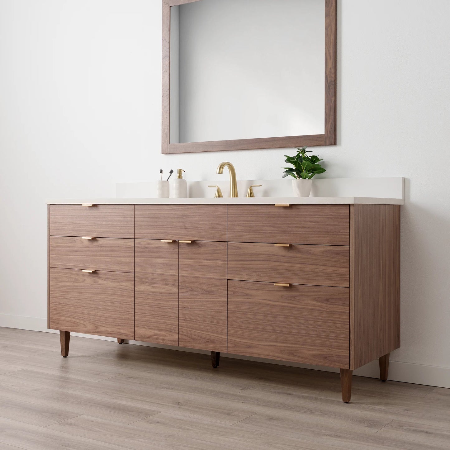 
                  
                    Austin Stainless SLIM 72" American Black Walnut Bathroom Vanity Teodor Bathroom Vanity United States
                  
                