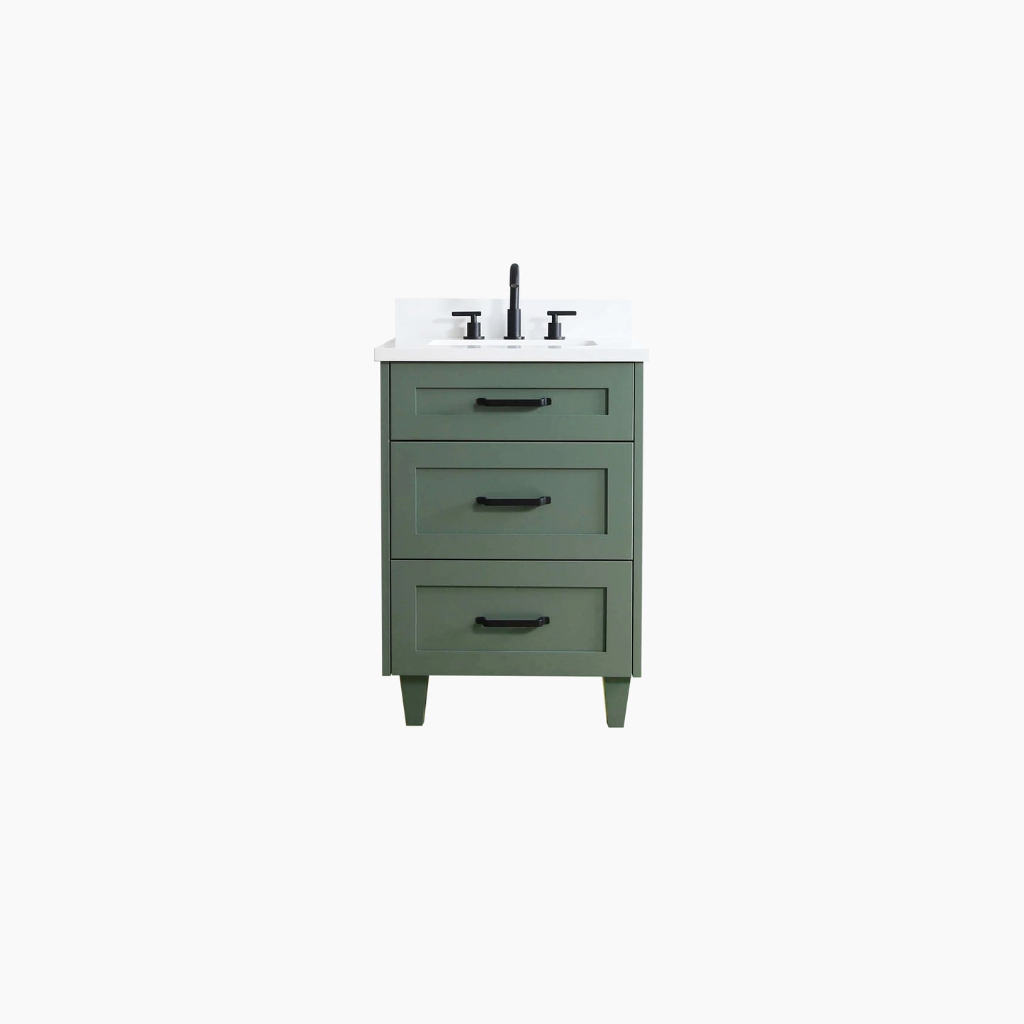 Bridgeport 24" Sage Green Bathroom Vanity