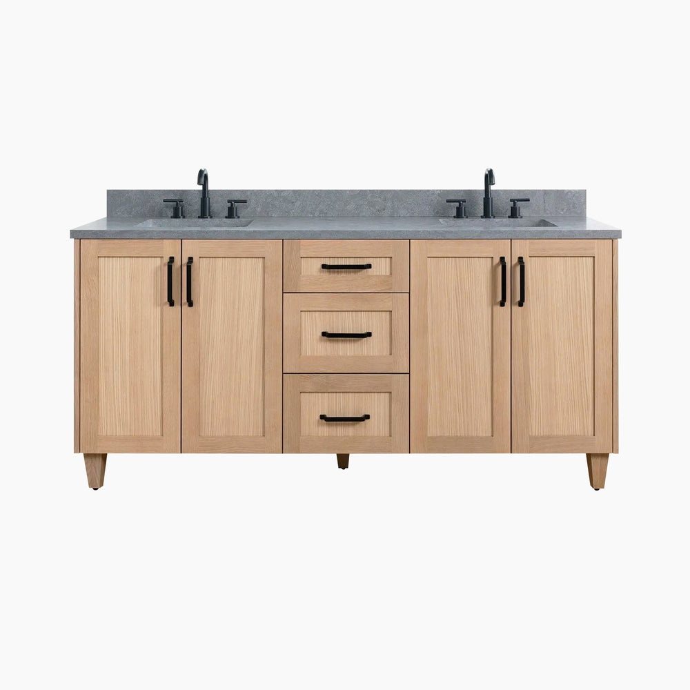 
                  
                    Bridgeport SLIM 72" White Oak Bathroom Vanity, Double Sink
                  
                