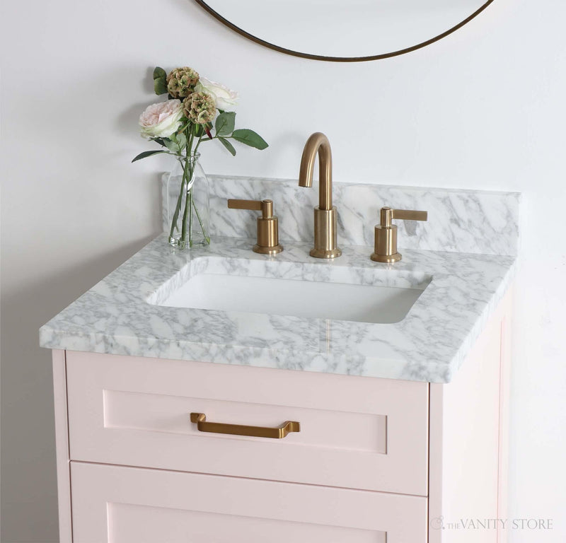 Bridgeport 24" Champagne Pink Bathroom Vanity - Teodor Vanities United States