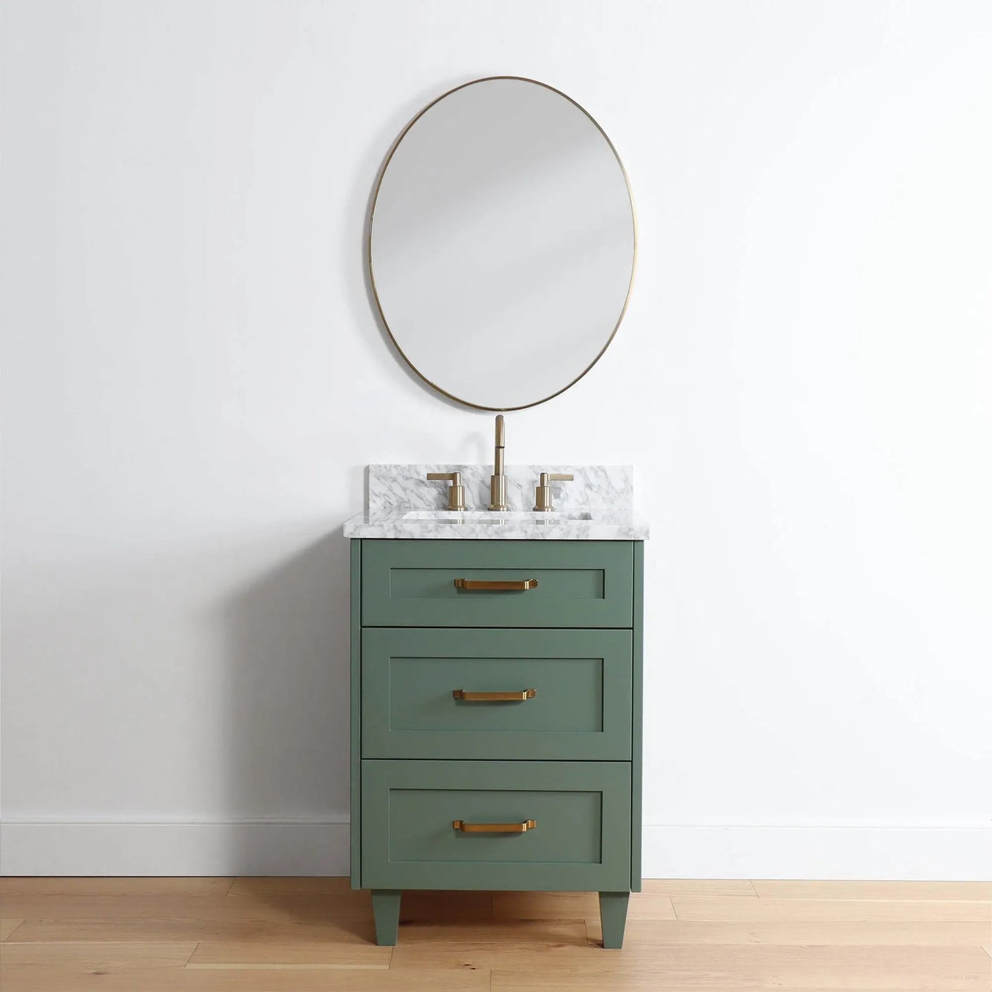 Bridgeport 24" Sage Green Bathroom Vanity - Teodor Vanities United States