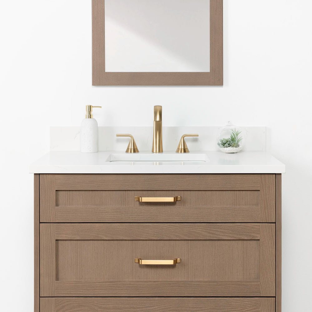 
                  
                    Bridgeport 36" Almond Coast Bathroom Vanity w/ Drawers
                  
                