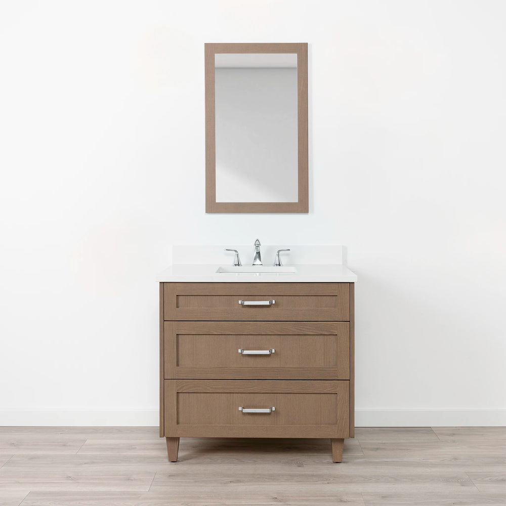 
                  
                    Bridgeport 36" Almond Coast Bathroom Vanity w/ Drawers
                  
                