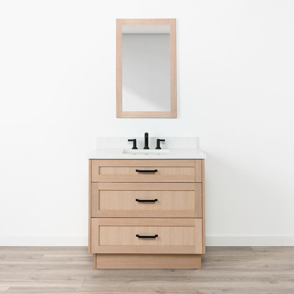 
                  
                    Bridgeport 36" White Oak Bathroom Vanity w/ Drawers
                  
                