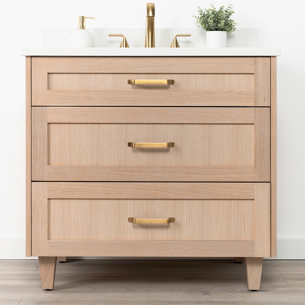 
                  
                    Bridgeport 36" White Oak Bathroom Vanity w/ Drawers
                  
                