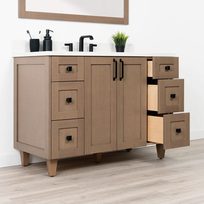 Bridgeport 48" Almond Coast Bathroom Vanity