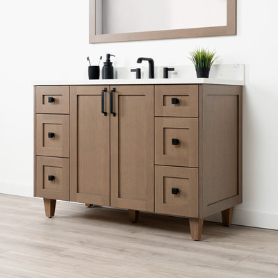 Bridgeport 48" Almond Coast Bathroom Vanity