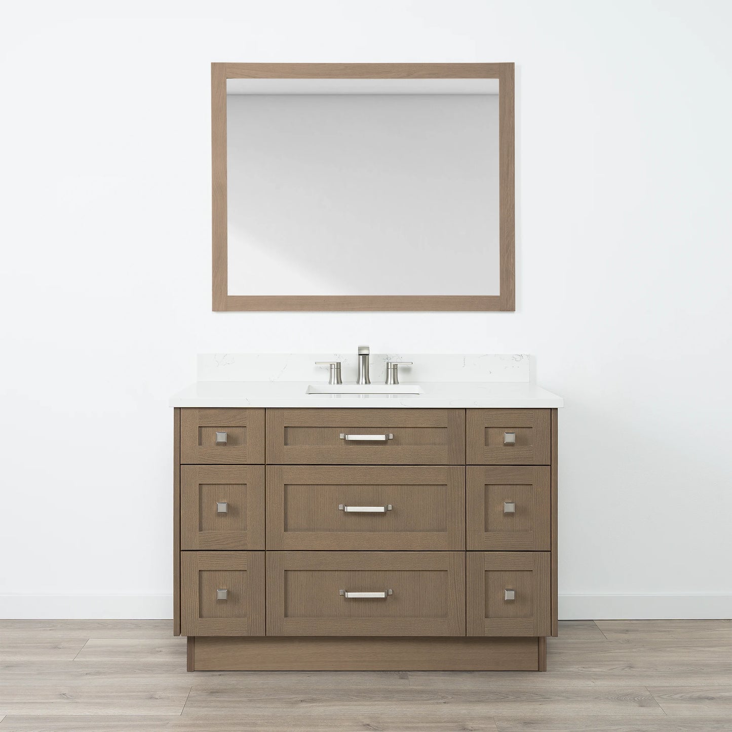 
                  
                    Bridgeport 48" Almond Coast Bathroom Vanity - All Drawers
                  
                