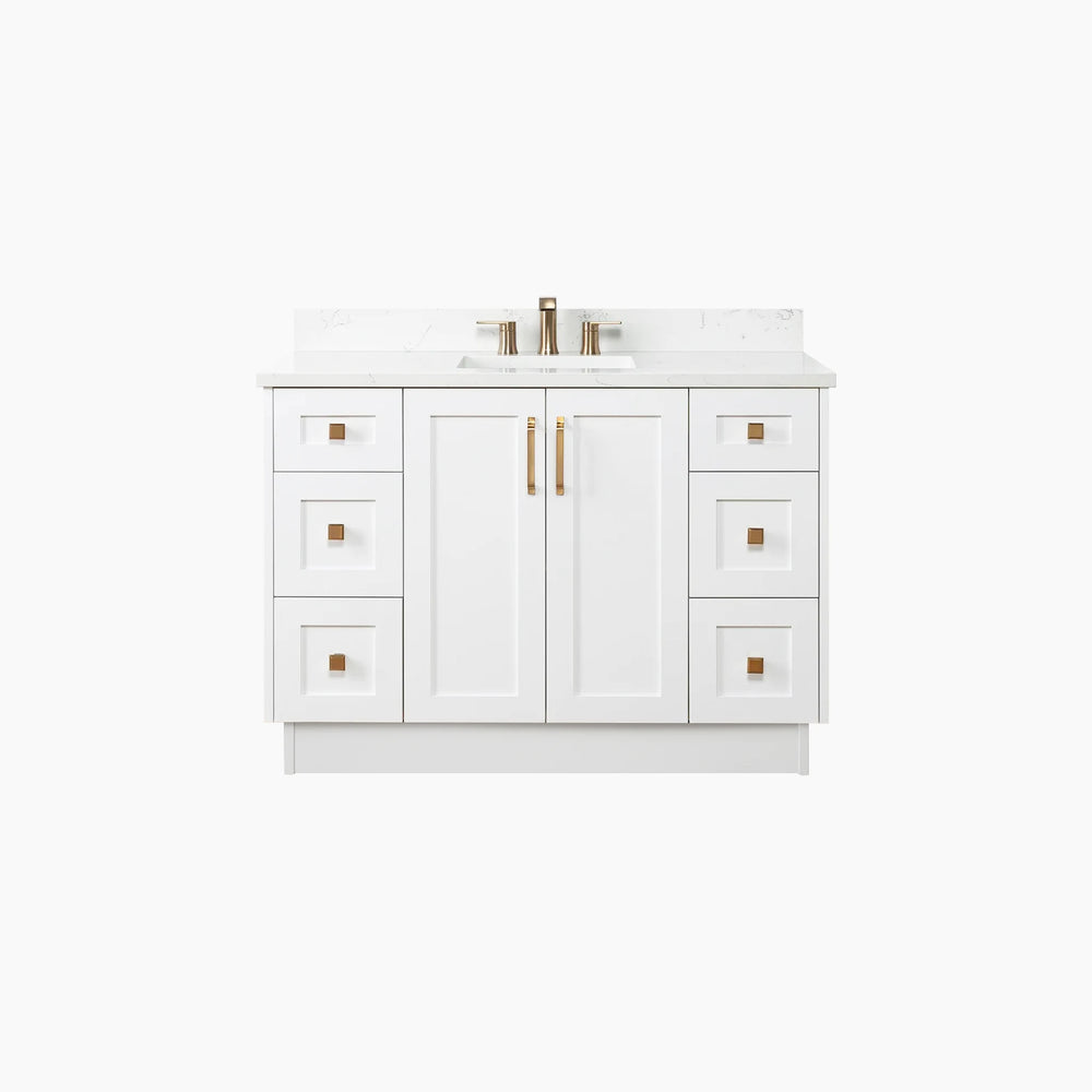 
                  
                    Bridgeport SLIM 48" Satin White Bathroom Vanity
                  
                