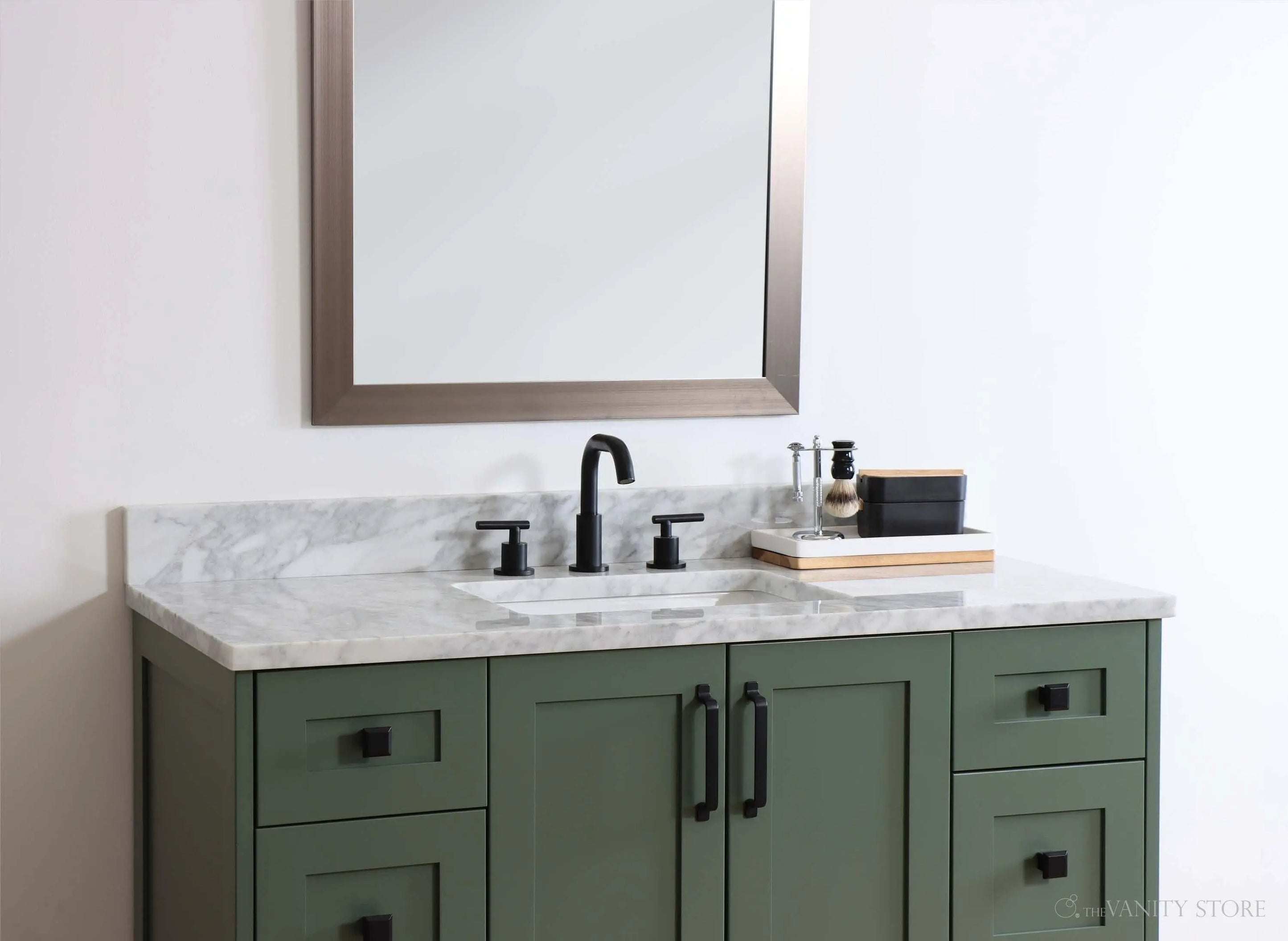 Bridgeport 48" Sage Green Bathroom Vanity - Teodor Vanities United ...