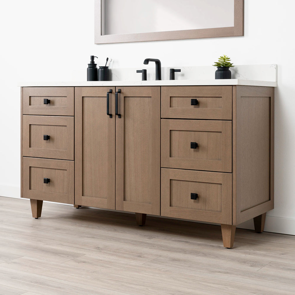 
                  
                    Bridgeport 60" Almond Coast Bathroom Vanity
                  
                