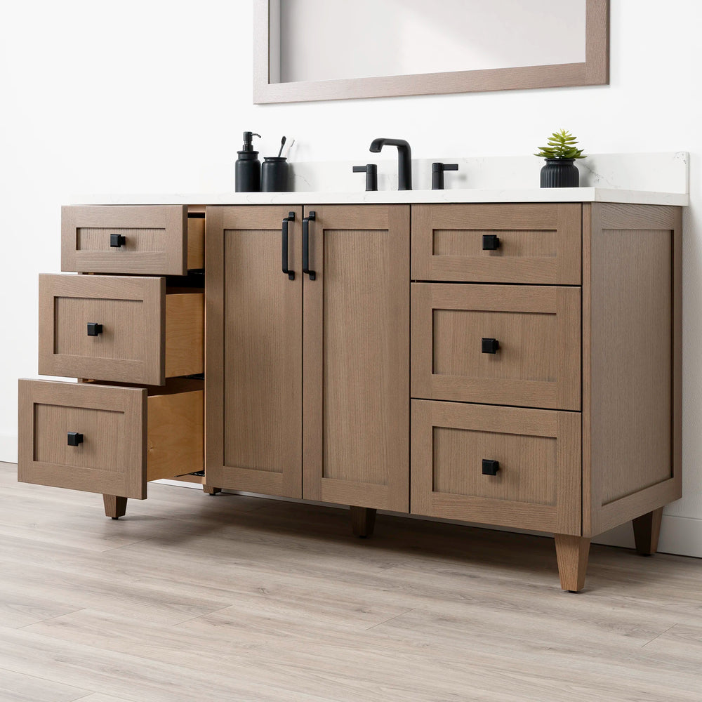 
                  
                    Bridgeport 60" Almond Coast Bathroom Vanity
                  
                