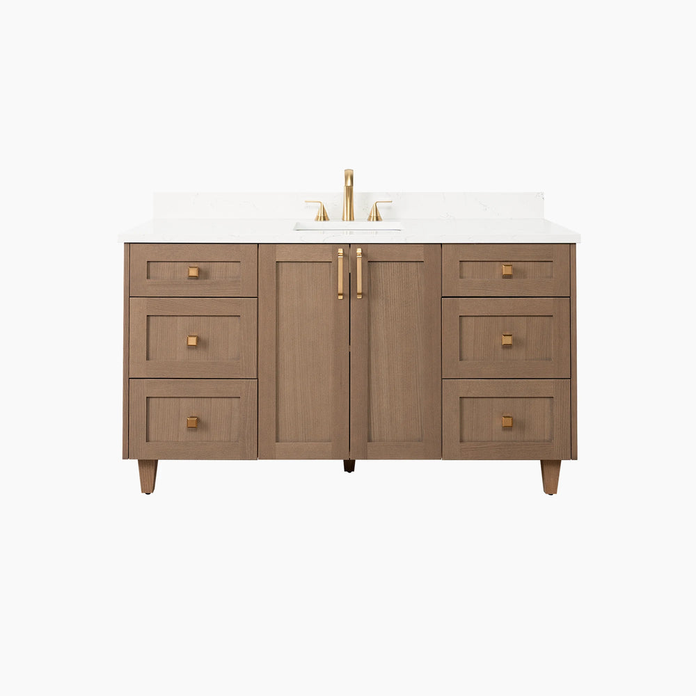 
                  
                    Bridgeport 60" Almond Coast Bathroom Vanity
                  
                