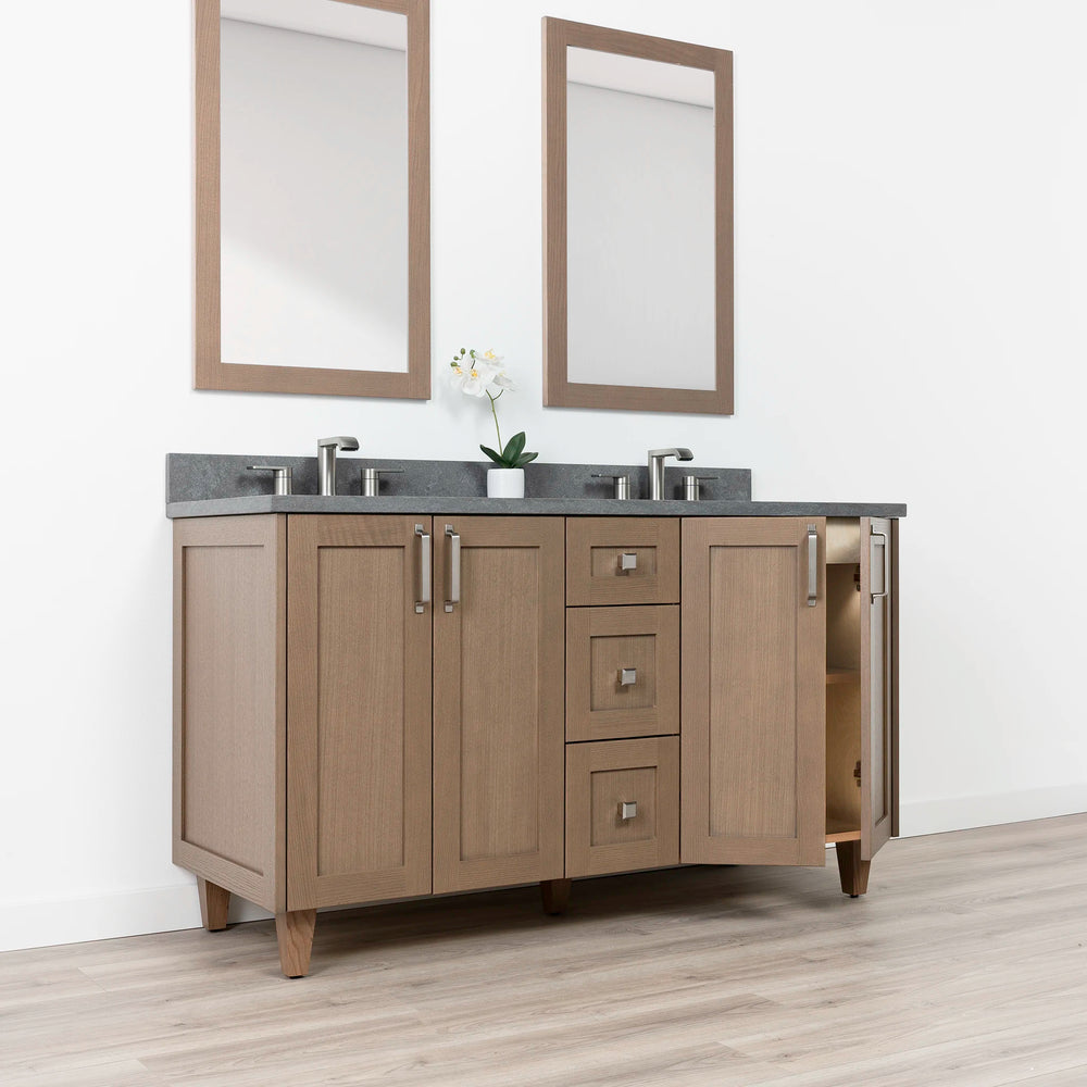 
                  
                    Bridgeport 60" Almond Coast Bathroom Vanity, Double Sink
                  
                