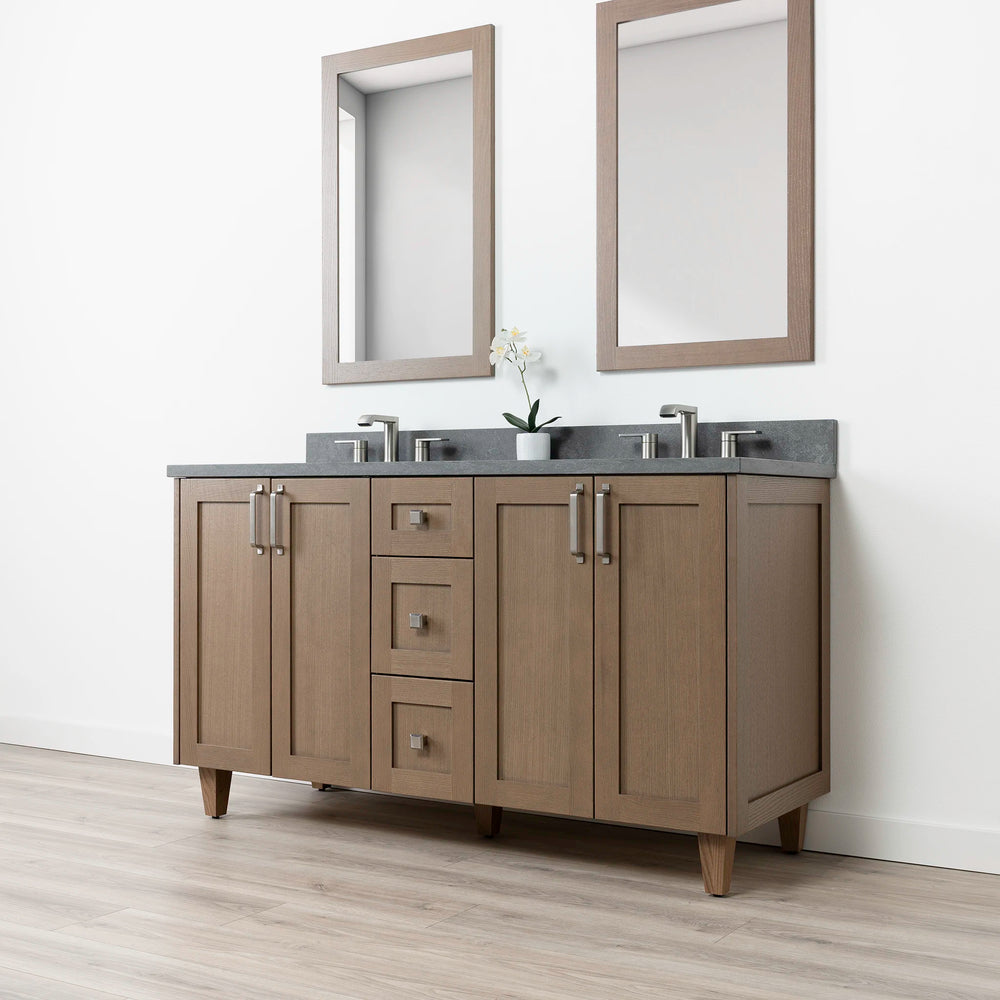 
                  
                    Bridgeport 60" Almond Coast Bathroom Vanity, Double Sink
                  
                