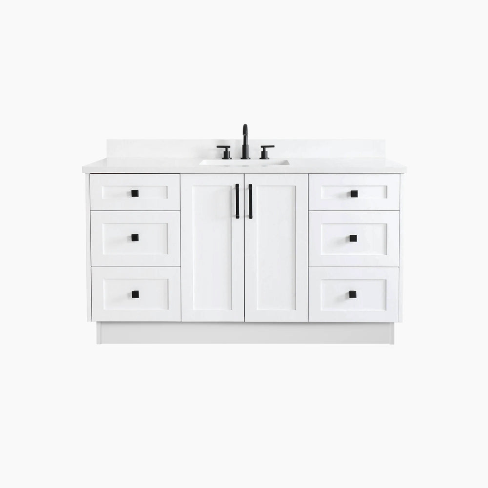 
                  
                    Bridgeport SLIM 60" Satin White Bathroom Vanity
                  
                