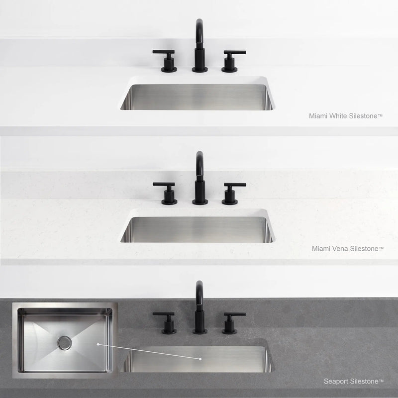 Bridgeport 60" Satin White Bathroom Vanity, Double Sink - Teodor Vanities United States