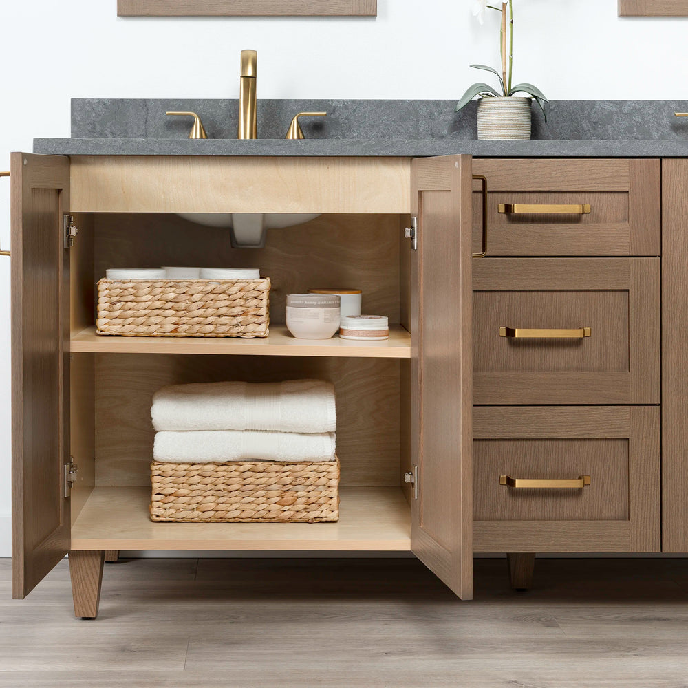 
                  
                    Bridgeport 72" Almond Coast Bathroom Vanity, Double Sink
                  
                