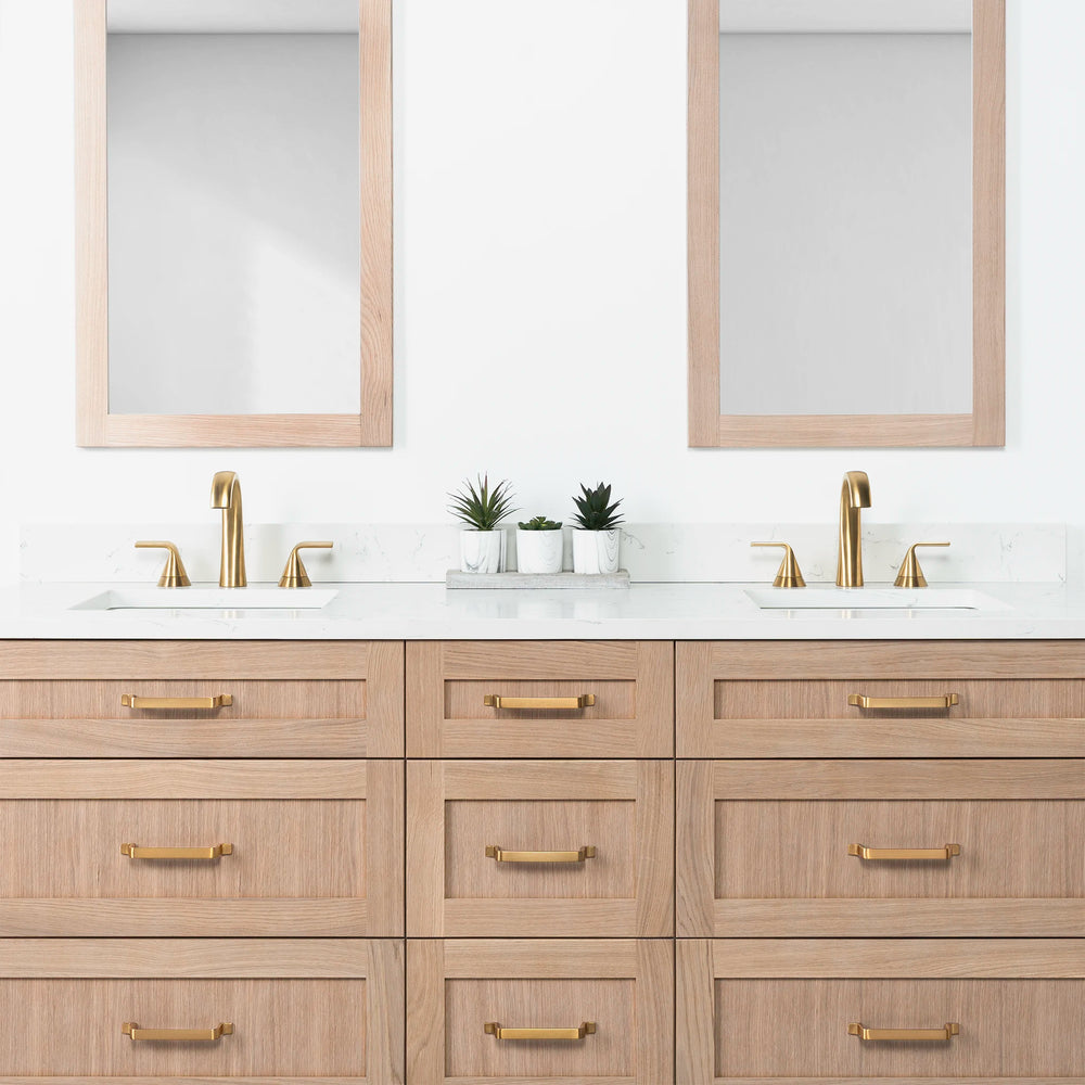 
                  
                    Bridgeport 72" White Oak Bathroom Vanity, Double Sink - All Drawers
                  
                