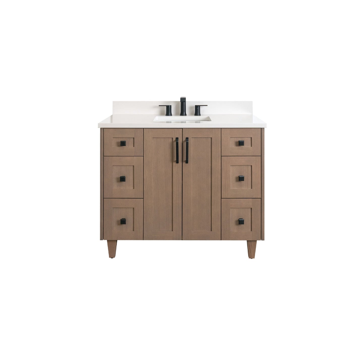 Bridgeport SLIM 42" Almond Coast Bathroom Vanity Teodor Bathroom Vanity United States
